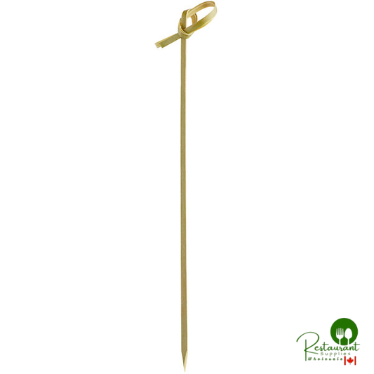 Compostable 6" Bamboo Knot Food Pick / Skewer By Prime - 1,000/Case