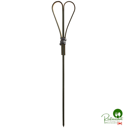 6" Compostable Bamboo Heart Food Pick / Skewer By Prime - 1,000/Case