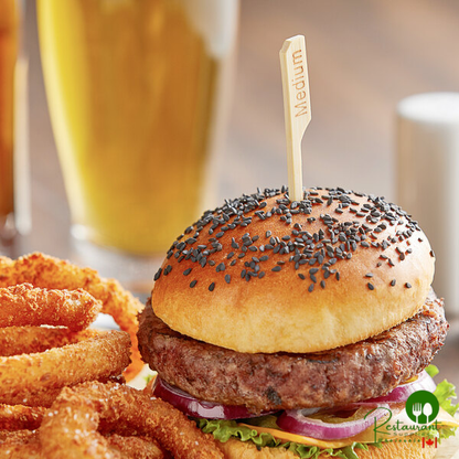 Compostable 6" Bamboo "Medium" Meat Marker By Prime - 1,000/Case