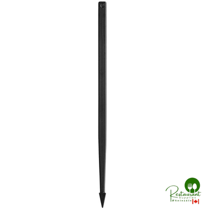 Royal Paper RP148PBK 3 1/2' Black Heavy-Duty Plastic Arrow Pick - 10,000/Case