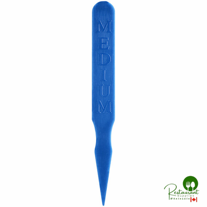 Royal Paper 2 3/4" Blue Medium Steak Marker - 5,000/Case