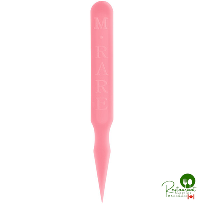 Royal Paper 2 3/4" Pink Medium Rare Steak Marker - 5,000/Case