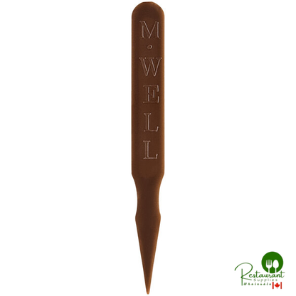 Royal Paper 2 3/4" Brown Medium Well Steak Marker - 5,000/Case