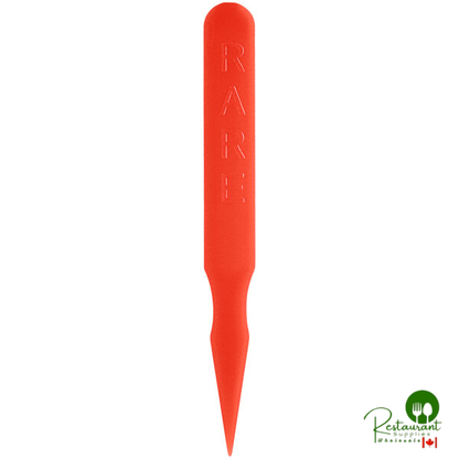 Royal Paper 2 3/4" Red Rare Steak Marker - 5,000/Case