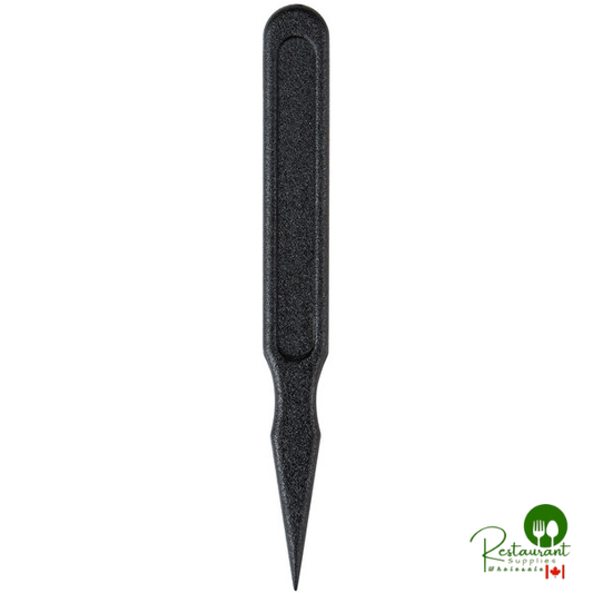 Royal Paper 2 3/4" Black Well Done Steak Marker - 5,000/Case