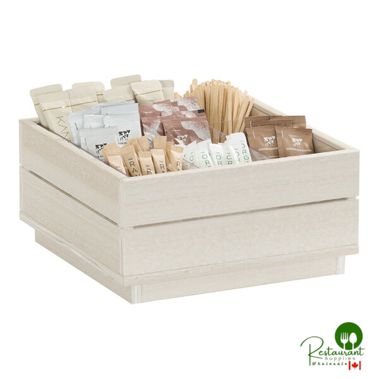 Cal-Mil Vista 12" x 12" x 6" 9-Section Square Coastal HDPE Condiment Organizer