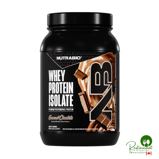 NutraBio 100% Whey Protein Isolate 2lb