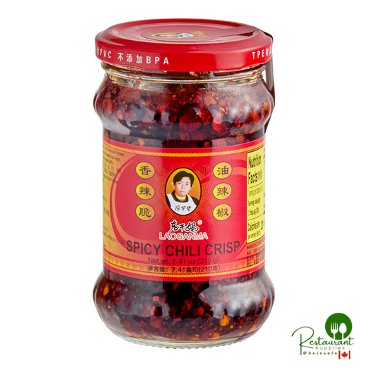 Lao Gan Ma Spicy Chili Crisp 7.41 oz. - 24/Case