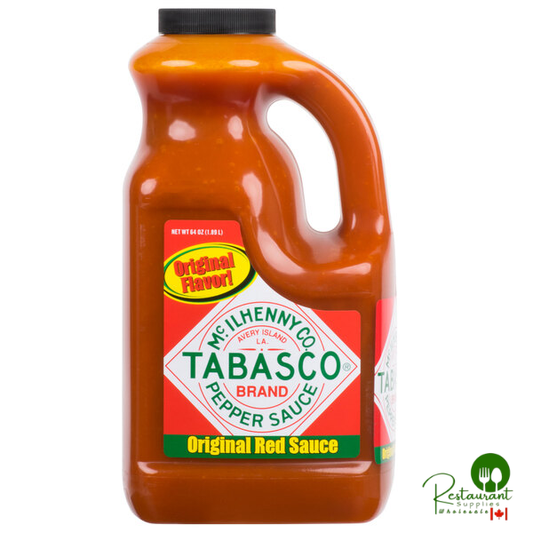 TABASCO® 64 fl. oz. Original Hot Sauce - 2/Case