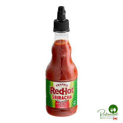 Frank's RedHot Sriracha Chili Sauce Tabletop Squeeze Bottle 12 oz. - 12/Case