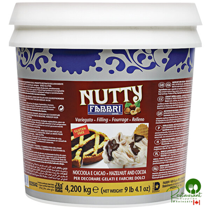 Fabbri Nutty 4.2 kg Hazelnut & Cocoa Variegate / Marbling