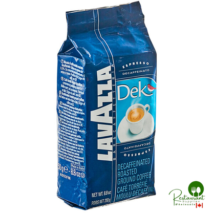 Lavazza Dek Decaf Ground Espresso 8.8 oz. - 20/Case