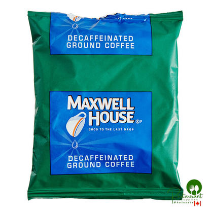 Maxwell House Original Roast Decaf 10-Cup Coffee Packet 1.5 oz. - 42/Case