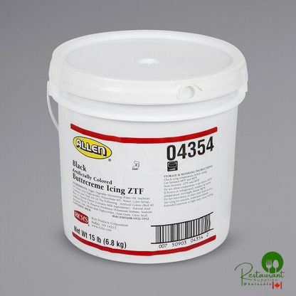 Rich's Black Buttrcreme Icing - 15 lb. Pail