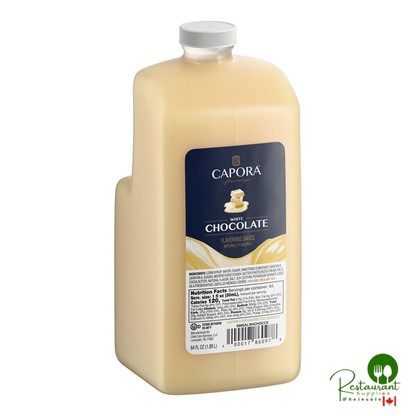 Capora White Chocolate Flavoring Sauce 64 fl. oz. - 6/Case