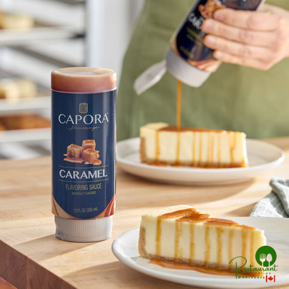 Capora Caramel Flavoring Sauce 12 fl. oz. - 6/Case