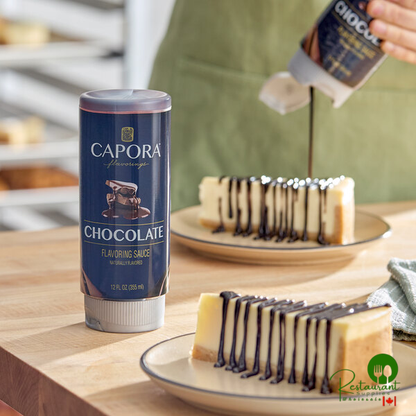 Capora Chocolate Flavoring Sauce 12 fl. oz. - 6/Case