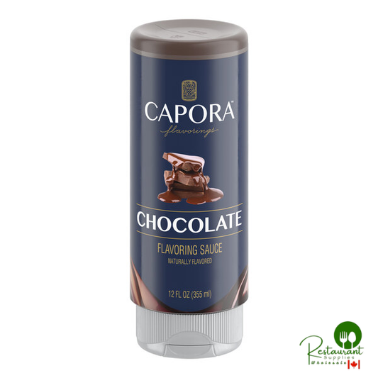 Capora Chocolate Flavoring Sauce 12 fl. oz. - 6/Case