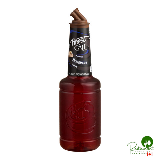 Finest Call Demerara Simple Syrup 1 Liter - 12/Case