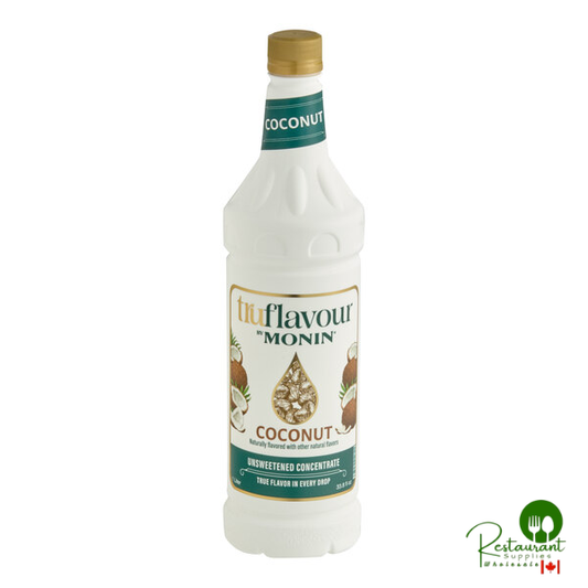 TruFlavour by Monin Unsweetened Coconut Flavor Concentrate 1 Liter - 4/Case