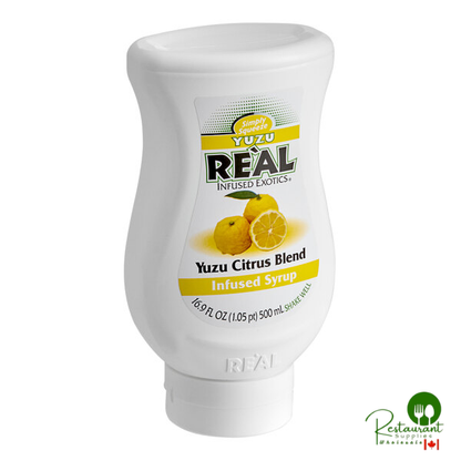 Real Yuzu Puree Infused Syrup 16.9 fl. oz. - 6/Case