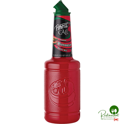 Finest Call Premium Watermelon Puree Mix 1 Liter - 12/Case