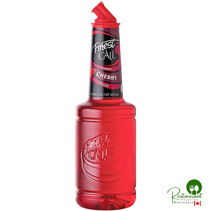 Finest Call 1 Liter Premium Cherry Syrup - 12/Case