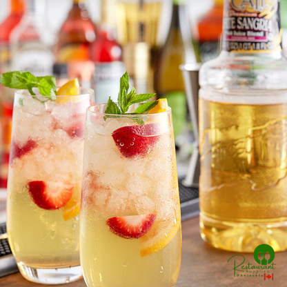 Finest Call 1 Liter Premium White Sangria Mix - 12/Case