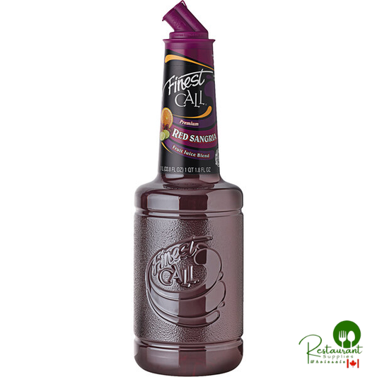 Finest Call 1 Liter Premium Red Sangria Mix - 12/Case
