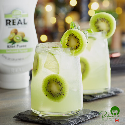 Real Kiwi Puree Infused Syrup 16.9 fl. oz. - 6/Case | Canada