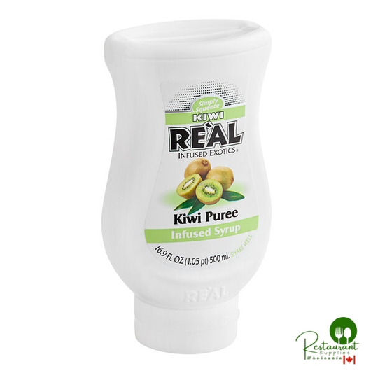 Real Kiwi Puree Infused Syrup 16.9 fl. oz. - 6/Case