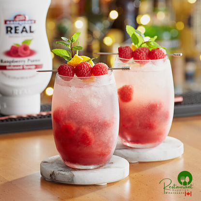 Real Raspberry Puree Infused Syrup 16.9 fl. oz. - 6/Case