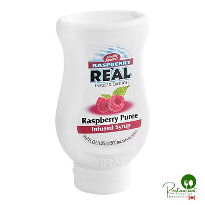 Real Raspberry Puree Infused Syrup 16.9 fl. oz. - 6/Case