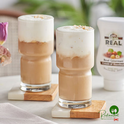 Real Cream of Hazelnut Infused Syrup 16.9 fl. oz. - 6/Case | Canada