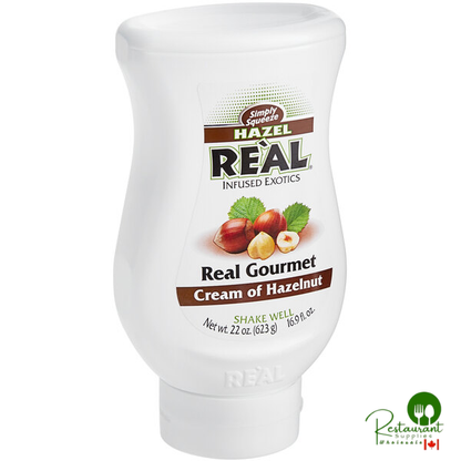 Real Cream of Hazelnut Infused Syrup 16.9 fl. oz. - 6/Case | Canada