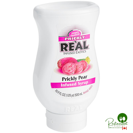 Real Prickly Pear Puree Infused Syrup 16.9 fl. oz. - 6/Case