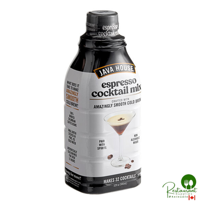 Java House Cold Brew Espresso Martini Mix 4:1 Concentrate 32 fl. oz. - 6/Case