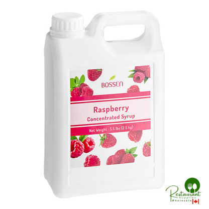 Bossen Raspberry Concentrated Syrup 64 fl. oz. - 6/Case
