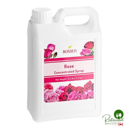 Bossen Rose Concentrated Syrup 64 fl. oz. - 6/Case