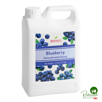 Bossen Blueberry Concentrated Syrup 64 fl. oz. - 6/Case