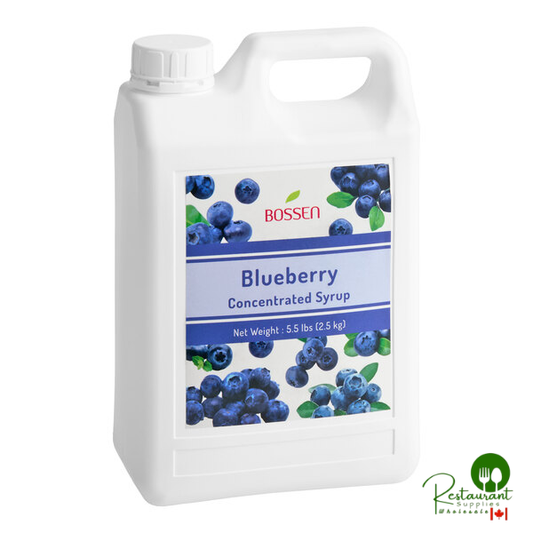 Bossen Blueberry Concentrated Syrup 64 fl. oz. - 6/Case
