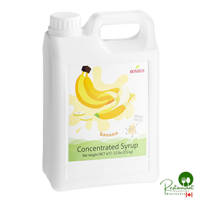 Bossen Banana Concentrated Syrup 64 fl. oz. - 6/Case