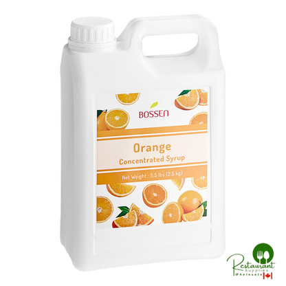 Bossen Orange Concentrated Syrup 64 fl. oz. - 6/Case