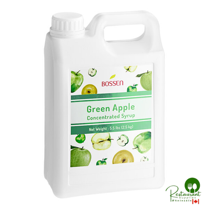 Bossen Green Apple Concentrated Syrup 64 fl. oz. - 6/Case