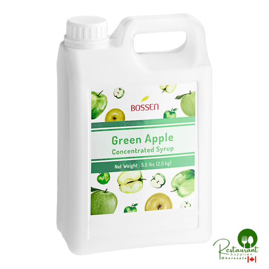 Bossen Green Apple Concentrated Syrup 64 fl. oz. - 6/Case