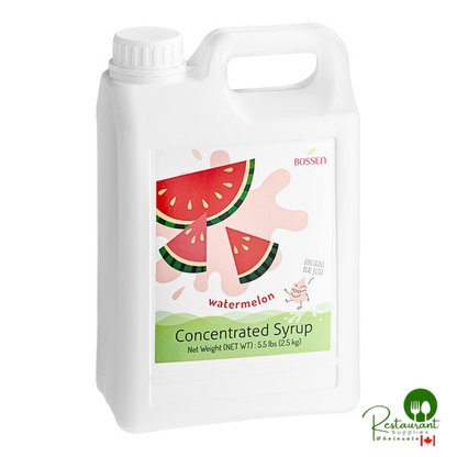 Bossen Watermelon Concentrated Syrup 64 fl. oz. - 6/Case