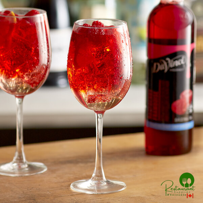 DaVinci Gourmet Sugar-Free Raspberry Flavoring / Fruit Syrup 750 mL - 12/Case