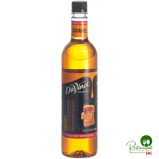 DaVinci Gourmet Classic Caramel Flavoring Syrup 750 mL - 12/Case