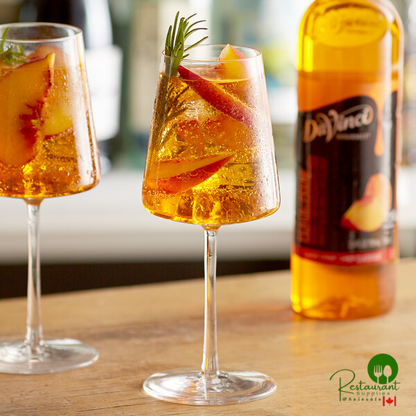 DaVinci Gourmet Classic Peach Flavoring / Fruit Syrup 750 mL - 12/Case