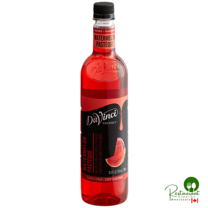 DaVinci Gourmet Classic Watermelon Flavoring / Fruit Syrup 750 mL - 12/Case